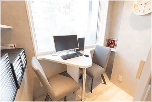 カウンセリングスペースの写真