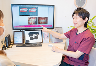 カウンセリングの様子写真